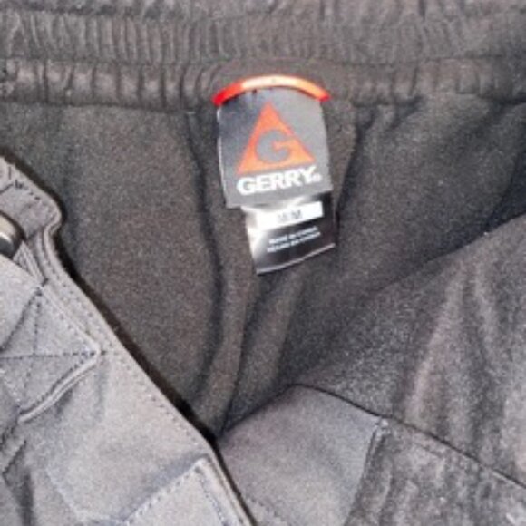 Gerry Men's Water Resistant Fleece Lined 4-Way Stretch Snow Pants, Black, Size M - Picture 7 of 14